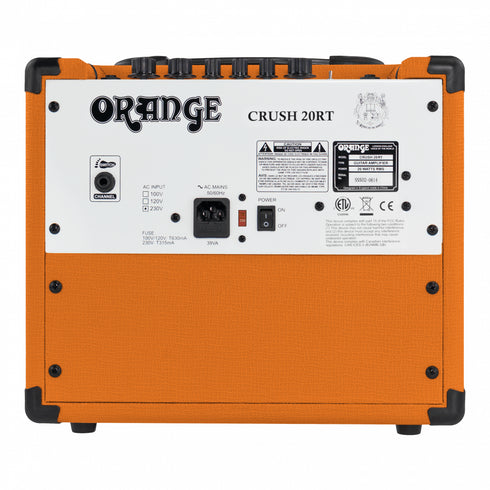 Orange Crush 20RT Combo Guitar Amp W/- Reverb & Tuner